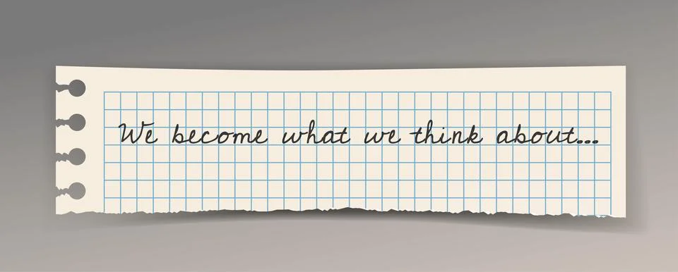 Note with text. Memo and notebook paper list, sheet. Scrap and adhesive tape Stock Illustration