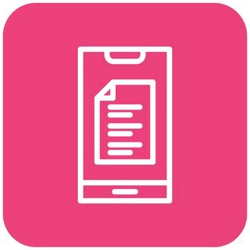 Note Vector Icon Design Illustration Illustrazione stock