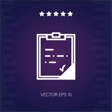 Note vector icon Stock Illustration