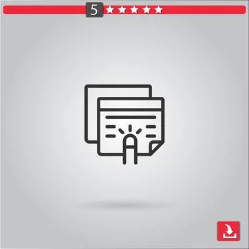 Note vector icon Stock Illustration