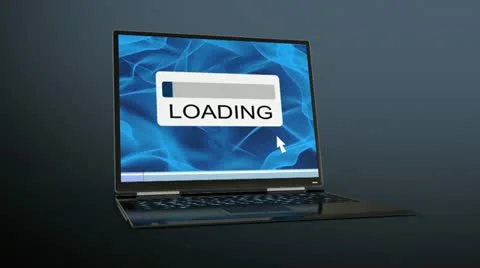 Notebook and computer virus Stock Footage 22042348