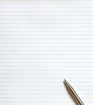Notebook and pen. Stock Photos