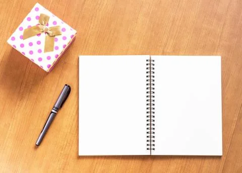 Notebook and Pen Stock Photos