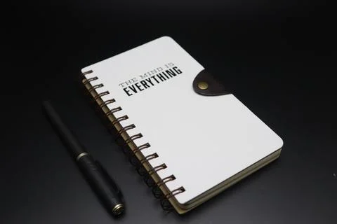 Notebook and Pen Stock Photos