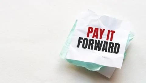 Notebook and pen on a wood table, copy space for text, female hand writing PA Stock-Fotos