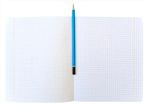 Notebook and Pencil Stock Photos