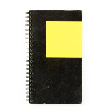 Notebook and post it Stock Photos