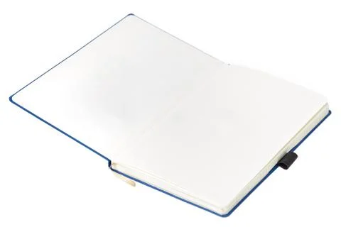 Notebook with blank page Stock Photos