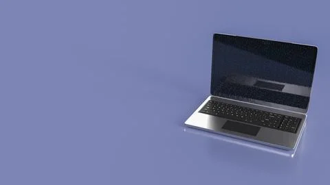 The Notebook on Blue Background for Business Concept 3d Rendering. Stock Illustration