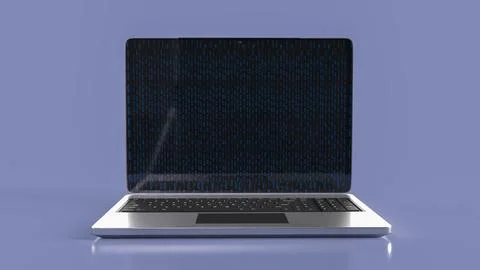 The Notebook on Blue Background for Business Concept 3d Rendering. Stock Photos
