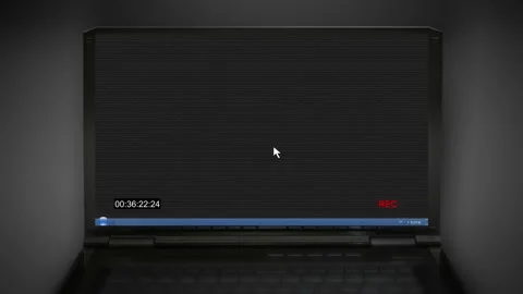 Notebook with cctv for video surveillance Stock Footage 89553690