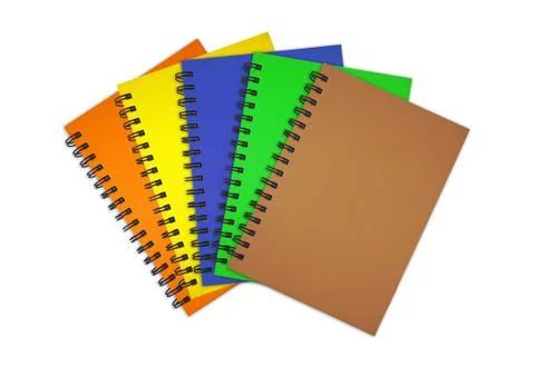 Notebook collection Stock Photos