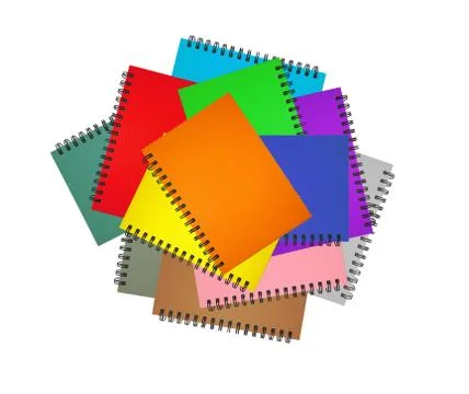 Notebook collection Stock Photos