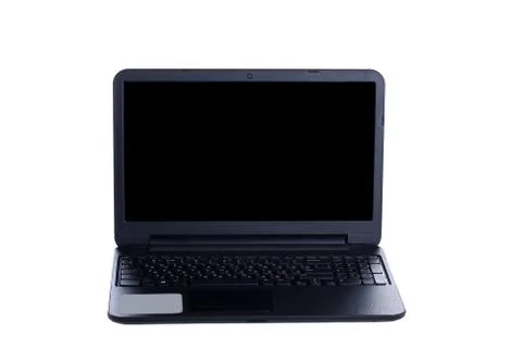 Notebook computer isolated Stock Photos