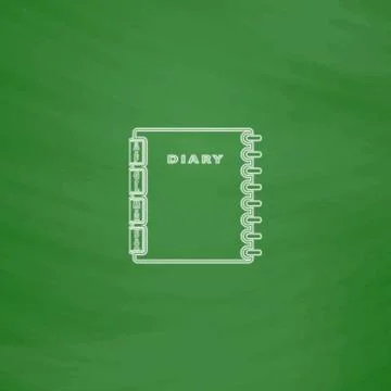 Notebook computer symbol 스톡 일러스트