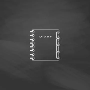 Notebook computer symbol 스톡 일러스트