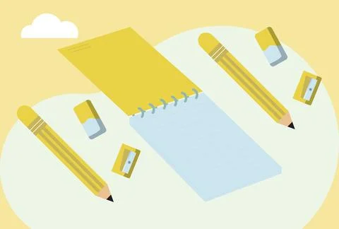 Notebook Concept Illustration Stock Illustration