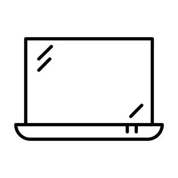 Notebook device icon. Isolated on white background. Simple flat vector. Eps10 Stock Illustration