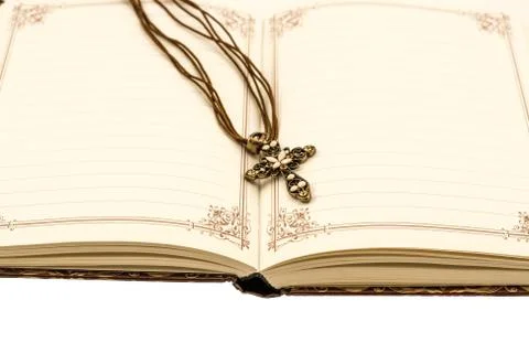 Notebook for the doctrine. Stock Photos