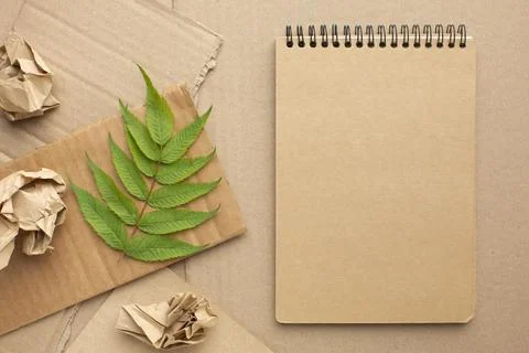 Notebook ecological Resolution and high quality beautiful photo Stock Photos