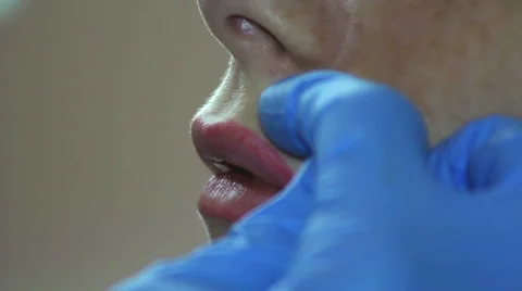 Notebook Edit lip shape Stock Footage 65990891