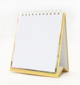 Notebook with empty pages Stock Illustration