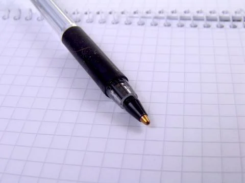 Notebook empty sheets for notes background template Stock Photos