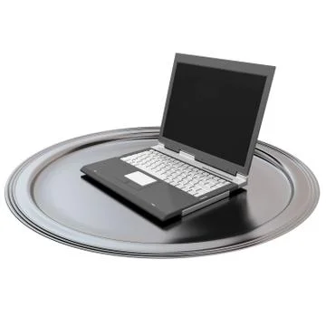 Notebook as gift Stock Photos