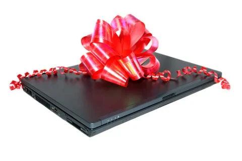 The notebook is a gift Foto stock