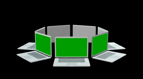 Notebook With Green Screen Stock Footage 27248237
