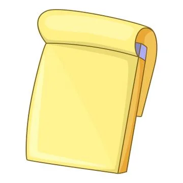 Notebook icon, cartoon style Stock Illustration