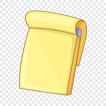 Notebook icon, cartoon style Illustrazione stock