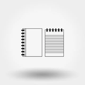 Notebook icon Stock Illustration