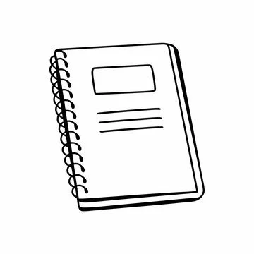 Notebook Icon Vector Illustration Flat Stationery (1) vector illustration d.. Stock Illustration