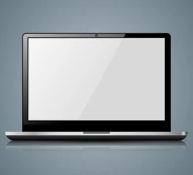 Notebook icon with white reflect Stock Illustration