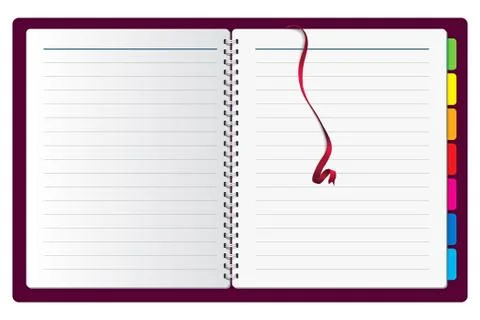 Notebook Stock Illustration
