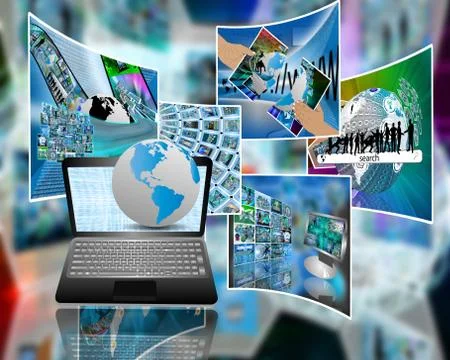 Notebook Illustrazione stock