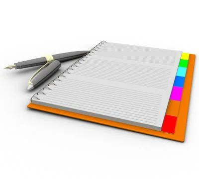 Notebook Stock Illustration