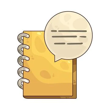 Notebook illustration Stock Illustration