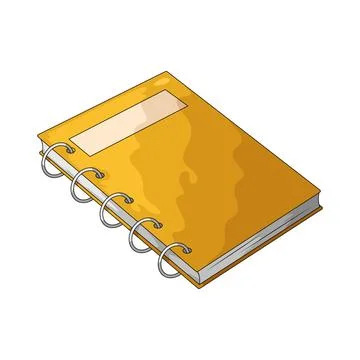 Notebook illustration Stock Illustration