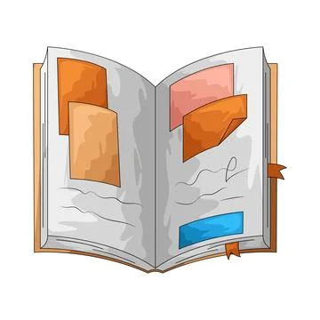 Notebook illustration Stock Illustration