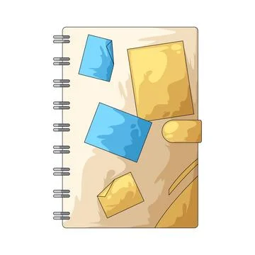 Notebook illustration Stock Illustration