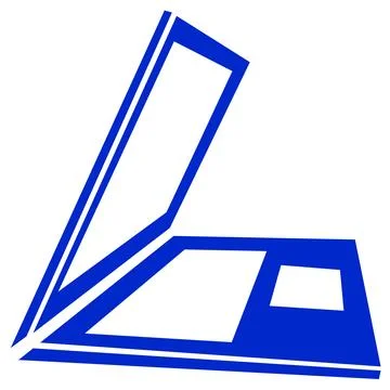 Notebook ilustration logo Stock Illustration
