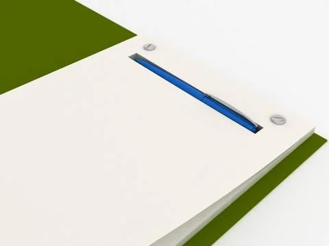 Notebook isolated Stock Photos