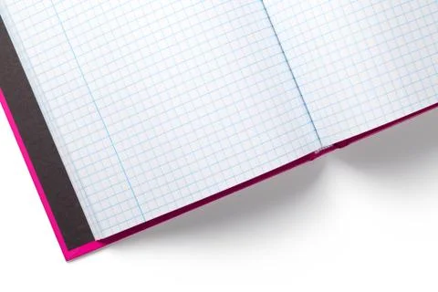 Notebook Isolated on White Background Stock Photos