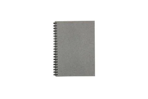 Notebook isolated on white background. Stock Photos