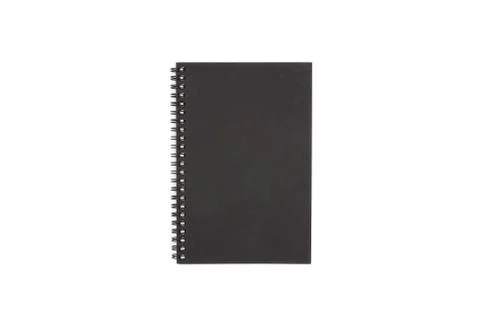 Notebook isolated on white background. Stock Photos