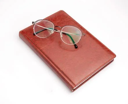 Notebook isolated on white background Stock Photos