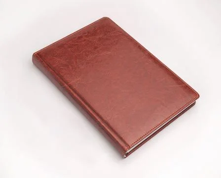 Notebook isolated on white background Stock Photos