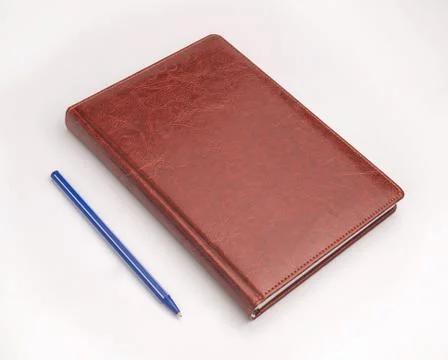 Notebook isolated on white background Stock Photos